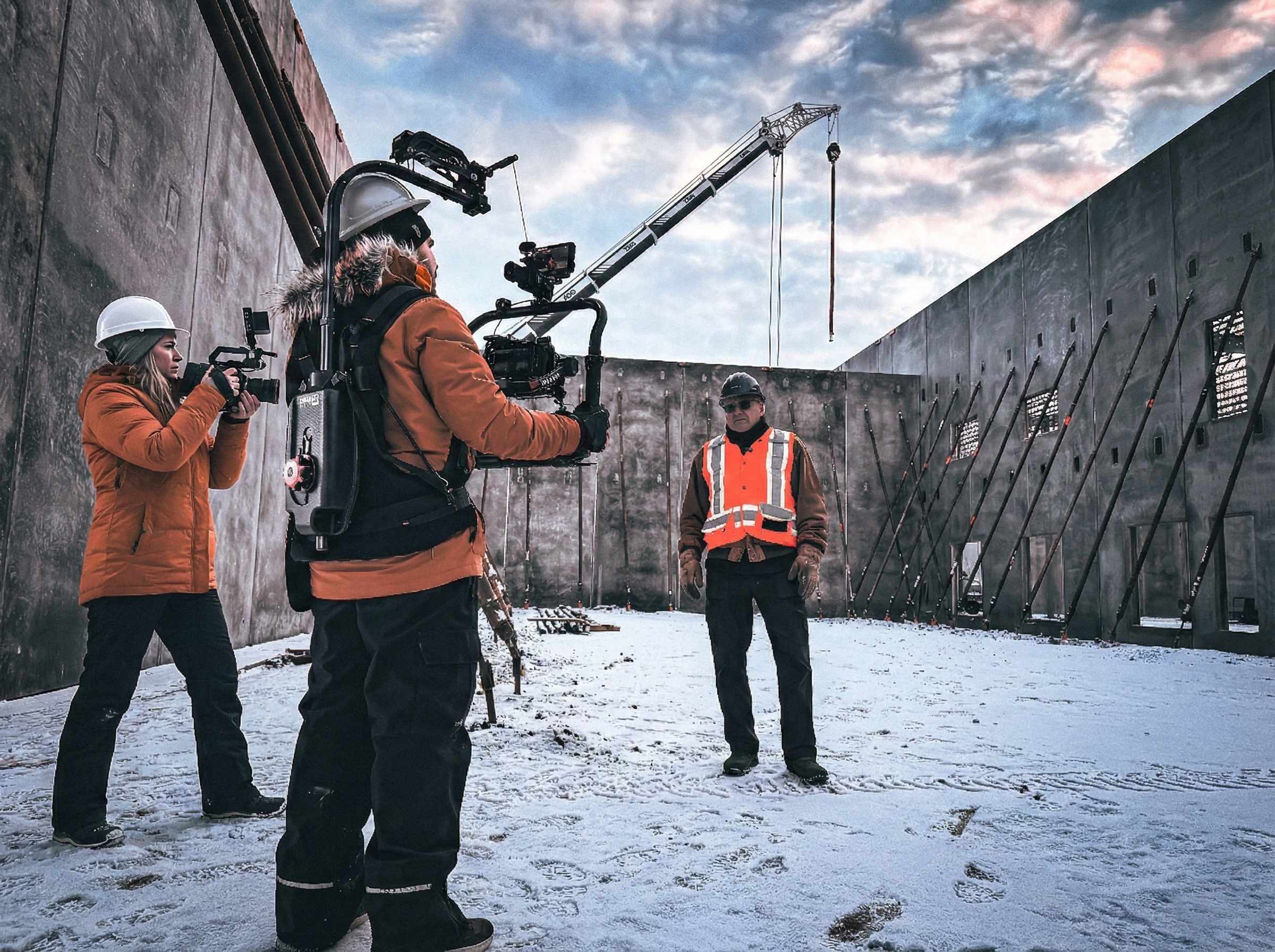 Construction video production
